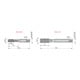 Dormer Taraud BSF 1/4" HSS M ISO529 C 2xD vap PMN