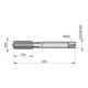 Dormer Taraud HSS DIN2181 M15x1.0 6H brut 1,5xP