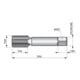 Dormer Taraud HSS PG36 DIN40432 1,5xP brut Moyen PKN