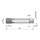 Dormer Taraud HSSE-PM BSP DIN5156 G1" 1,5xD à rainures droites Bl. PKN