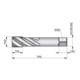Dormer Taraud HSSE-PM G3/4" 2,5xD vaporisé