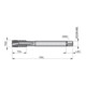 Dormer Taraud M24 HSSE-PM TiN 3xD DIN376 B 6H