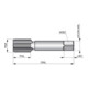 Dormer Taraud PG DIN40432 PG7 1,5xP HSS brut PKN