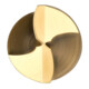 Dormer VHM Kurzbohrer CDX 6.1mm 2,5xD TiN DIN6539 130°