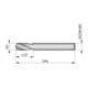Dormer VHM NC Anbohrer 150G 5mm Blank 1xD PMKNSH
