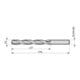 Dormer VHM Spiralbohrer CDX 7.8mm 4xD TiN DIN338 130°