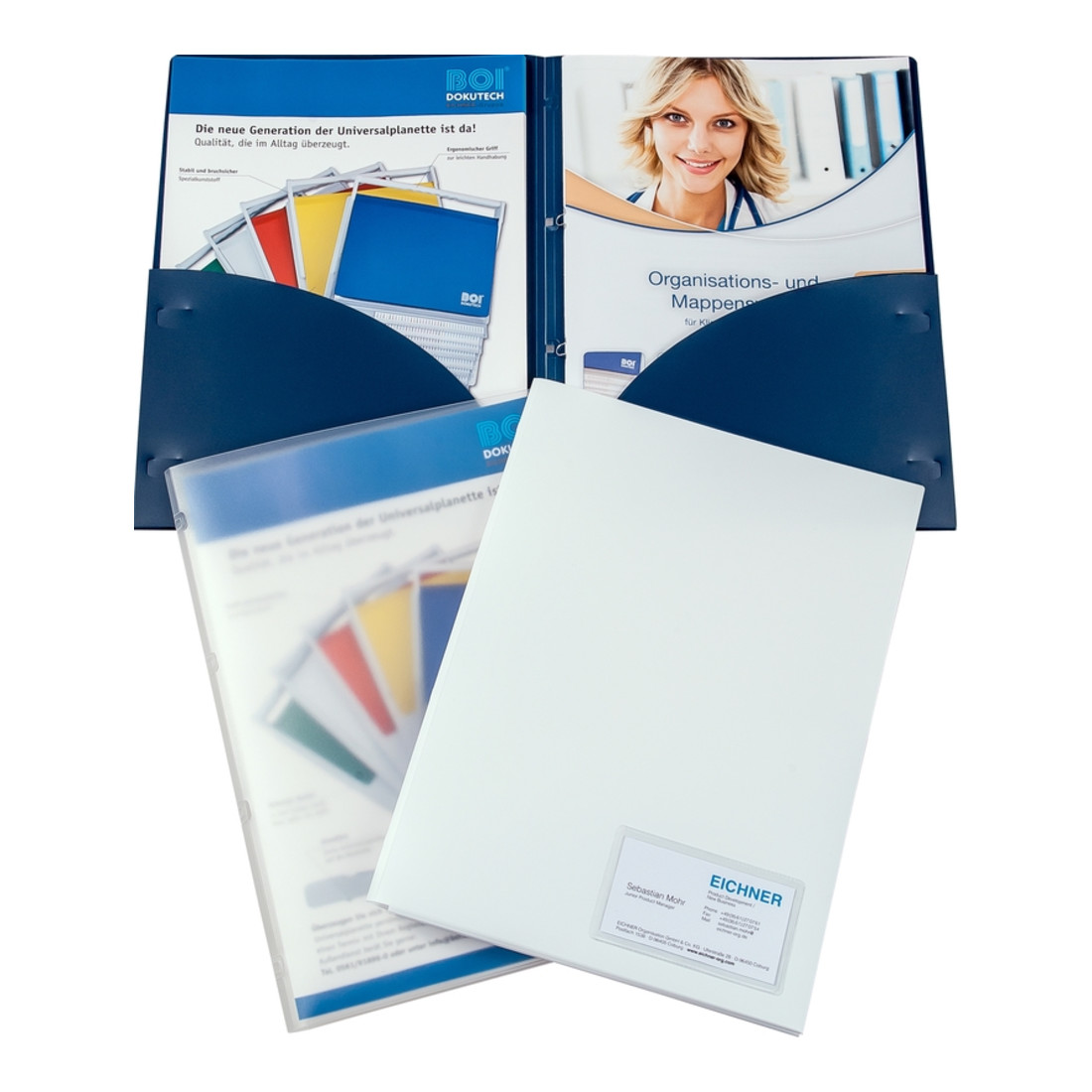 Dossier d'offre/de présentation Eichner PP, bleu dans
