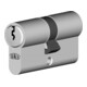 Double cylindre verrouillé PZ 8812 31/31 mm fct. deux côtés Nbr clés 3 clés diff.