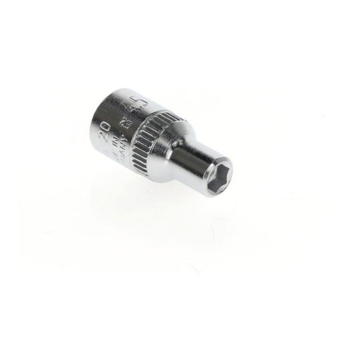 Douille 20 1/4 po. 6 pans ouv. de clé 4,5 mm L. 25 mm GEDORE