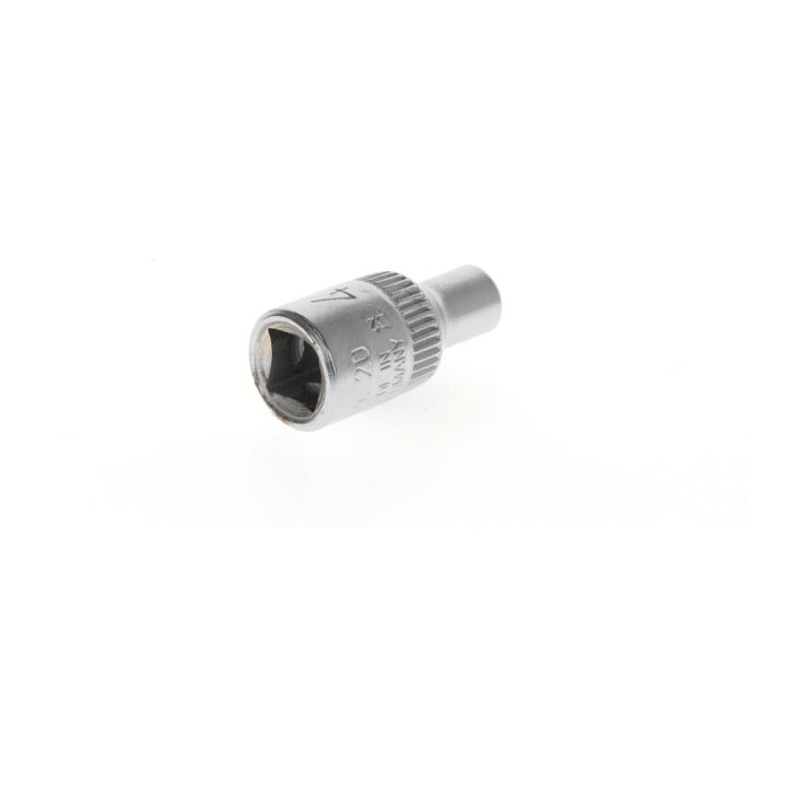 Douille 20 1/4 po. 6 pans ouv. de clé 4 mm L. 25 mm GEDORE