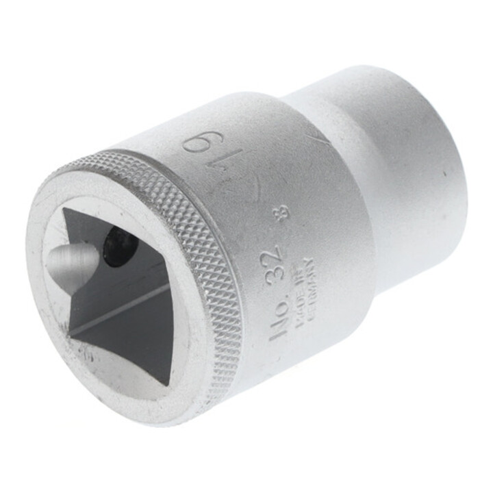 Douille 32 3/4 po. 6 pans ouv. de clé 19 mm L. 51,5 mm GEDORE