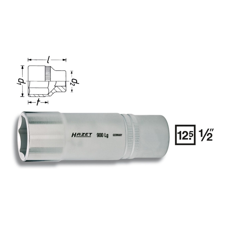 Douille à 6 pans 900LG-13 13 mm HAZET