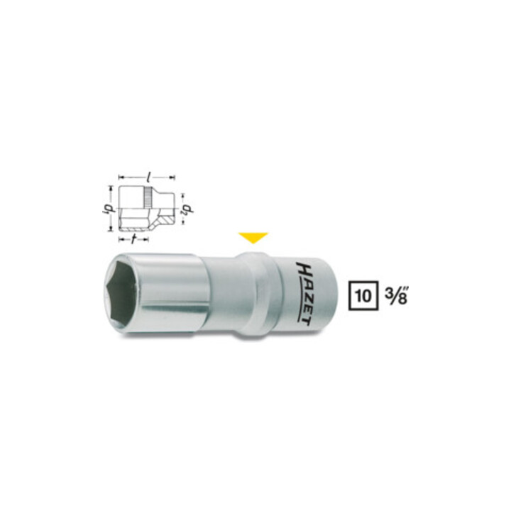 Douille à bougies 880AMGT-1 16 mm HAZET