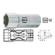 Bougies d'allumage HAZET à douille hexagonale 1/2" pour bougies d'allumage-3