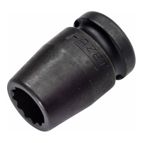 Hazet Impact, douille de tournevis mécanique (double hexagone) 900SZ-18 creux carré 12,5 mm (1/2 in.) profil de traction extérieur double hexagone 18
