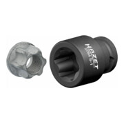 Douille à chocs avec profil spécial 2784S-1 39 mm HAZET-5