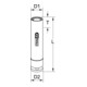 Douille à chocs pour jantes aluminium spéciales pour Tesla, longue, 7/8" KS Tools