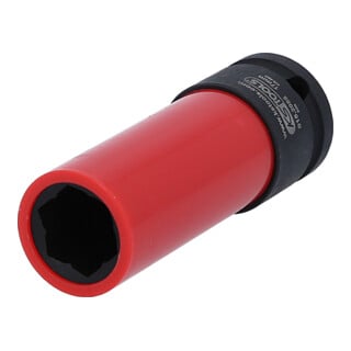 Douille à chocs profilé spécial pour jantes aluminium spéciales pour Mercedes, longue, 17 mm