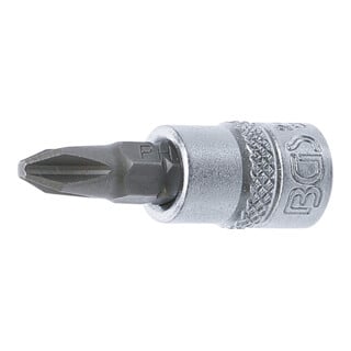 Douille à embouts 6,3 mm (1/4") cruciforme PH2 BGS