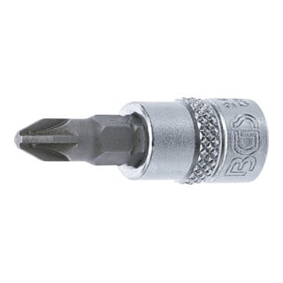 Douille à embouts 6,3 mm (1/4") cruciforme PZ2 Kraftmann