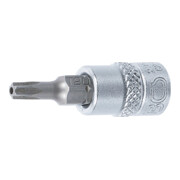 Carré intérieur de 6,3 mm (1/4") de profil en T (pour TX) avec trou