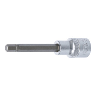 Douille à embouts, longueur 100 mm, 12,5 mm (1/2") six pans intérieurs 7 mm BGS