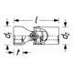 Clé à douille à joint HAZET insert de clé hexagonale 3/8" long-3