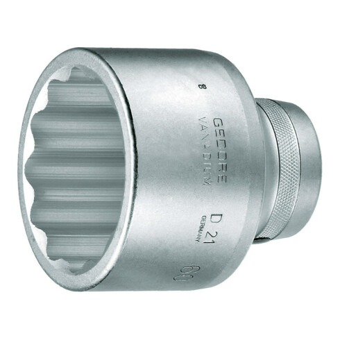 Douille D 21 1 po. 12 pans ouv. de clé 75 mm L. 95 mm GEDORE