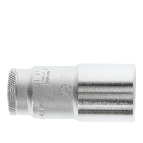 Douille D 30 L 3/8 po. 12 pans ouv. de clé 22 mm L. 63,5 mm GEDO