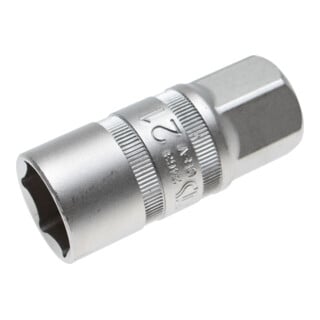 Douille de bougie à aimant six pans 12,5 mm (1/2") 21 mm Kraftmann