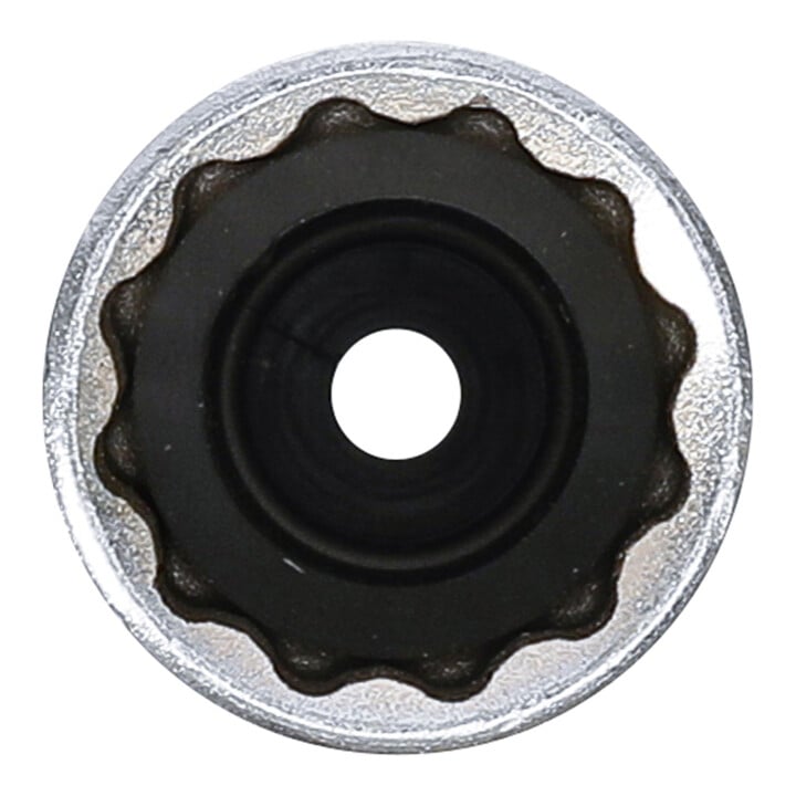 Douille de bougie à retenue en caoutchouc douze pans 10 mm (3/8") 16 mm Kraftmann