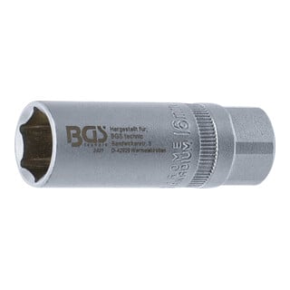 BGS Douille de bougie d'allumage à tête hexagonale et carrée