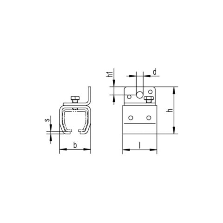 Douille de fixation murale -01 Modèle 401 Pro 400 STA ZN HELM