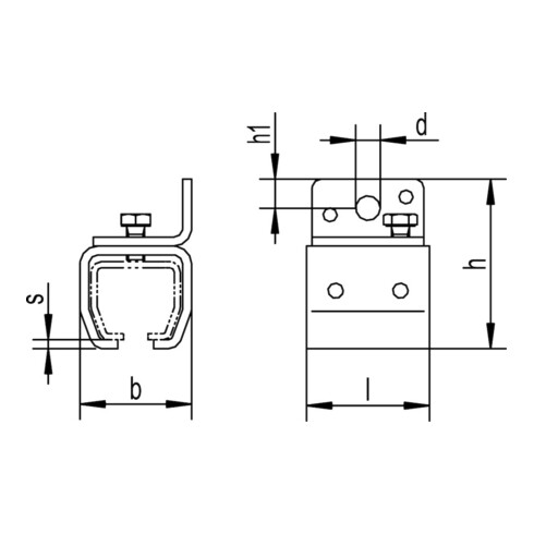 Douille de fixation murale -01 Modèle 401 Pro 400 STA ZN HELM