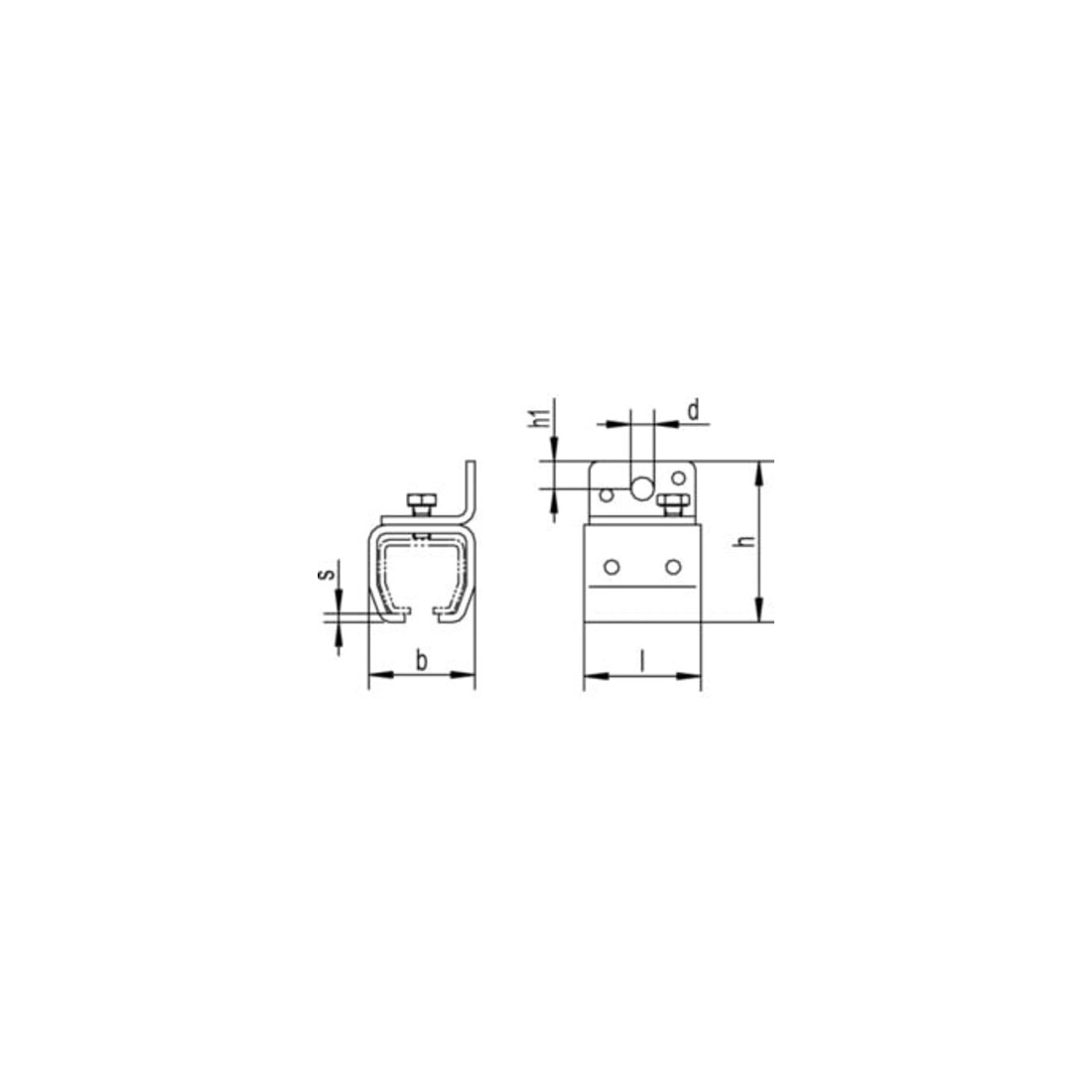 Douille de fixation murale -01 Modèle 401 Pro 400 STA ZN HELM