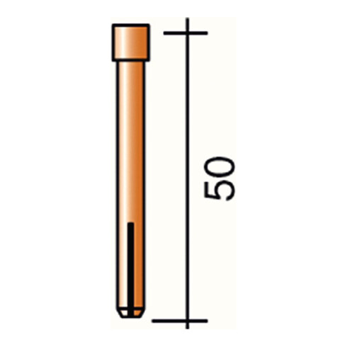 Douille de serrage D. 1,6 mm L. 50 mm adapté à ERGOTIG SR17/18 TRAFIMET