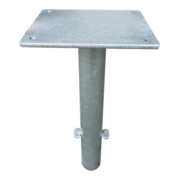 Douille de sol galvanisée avec vis incluses