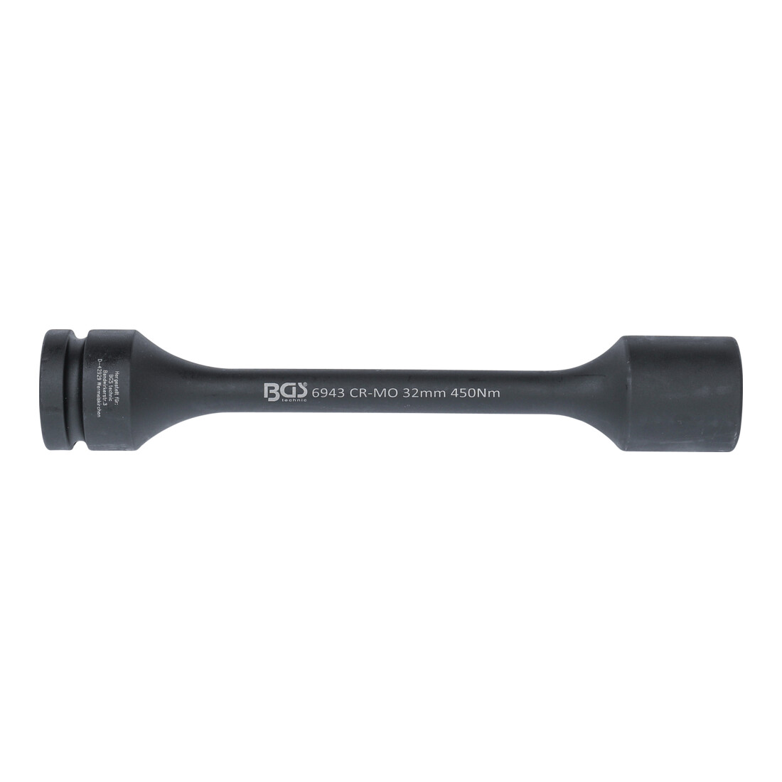 Douille de torsion à choc six pans 25 mm (1") 32 mm 450 Nm BGS
