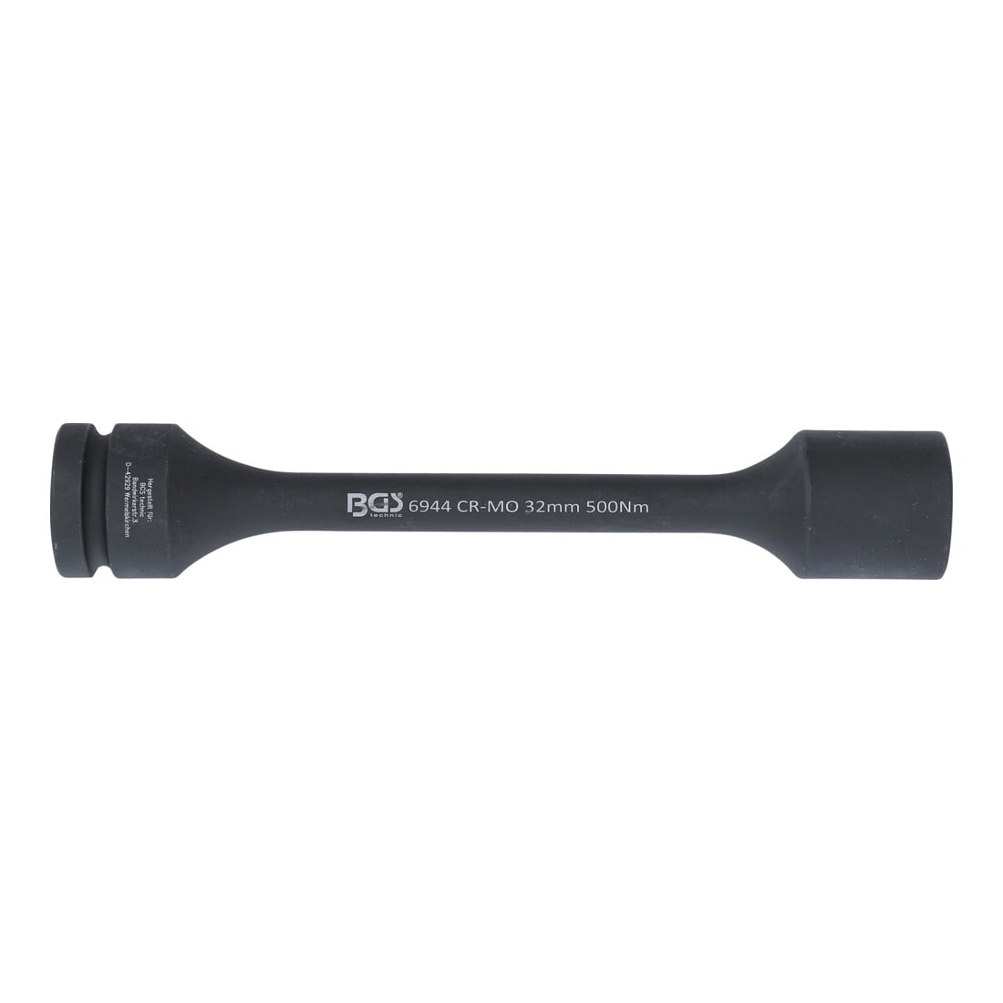 Douille de torsion à choc six pans 25 mm (1") 32 mm 500 Nm BGS