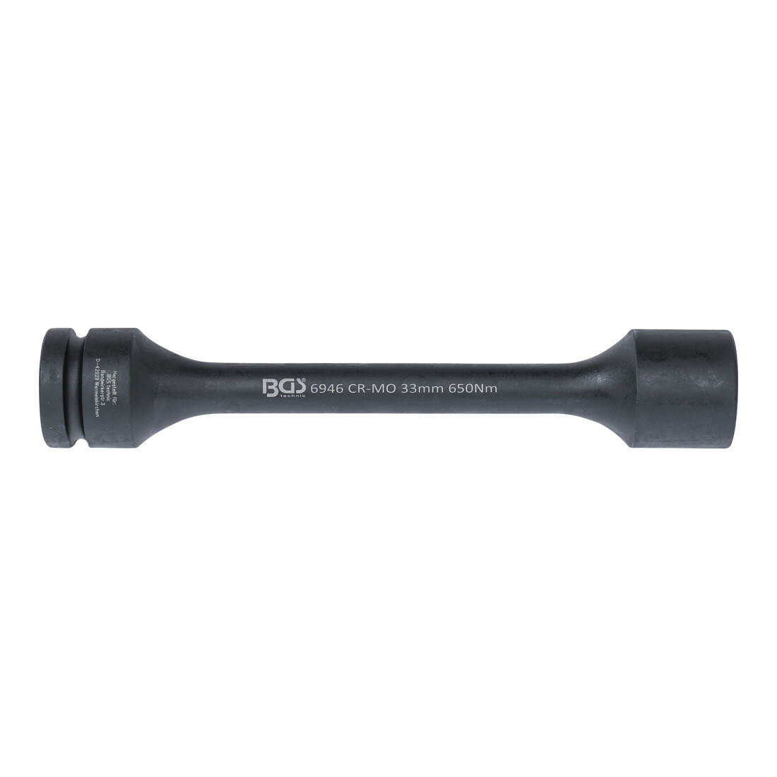 Douille de torsion à choc six pans 25 mm (1") 33 mm 650 Nm BGS