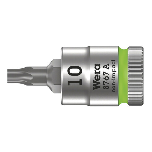 Douille-embout Wera TORX Zyklop à emmanchement 1/4", TX 10 x 28 mm