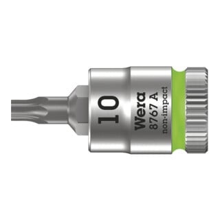 Douille-embout Wera TX Zyklop à emmanchement 1/4", TX 10 x 28 mm