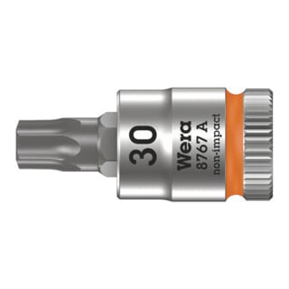 Douille-embout Wera TX Zyklop à emmanchement 1/4", TX 30 x 28 mm
