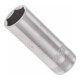 VIGOR clé à douille carrée VIGOR insert de clé à douille 1/4", long profil hexagonal à six pans creux-1