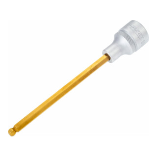 Clé à douille HAZET insert de clé à six pans creux 1/2" long avec tête sphérique