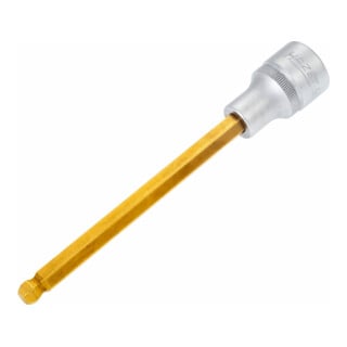 Clé à douille HAZET insert de clé à six pans creux 1/2" long avec tête sphérique