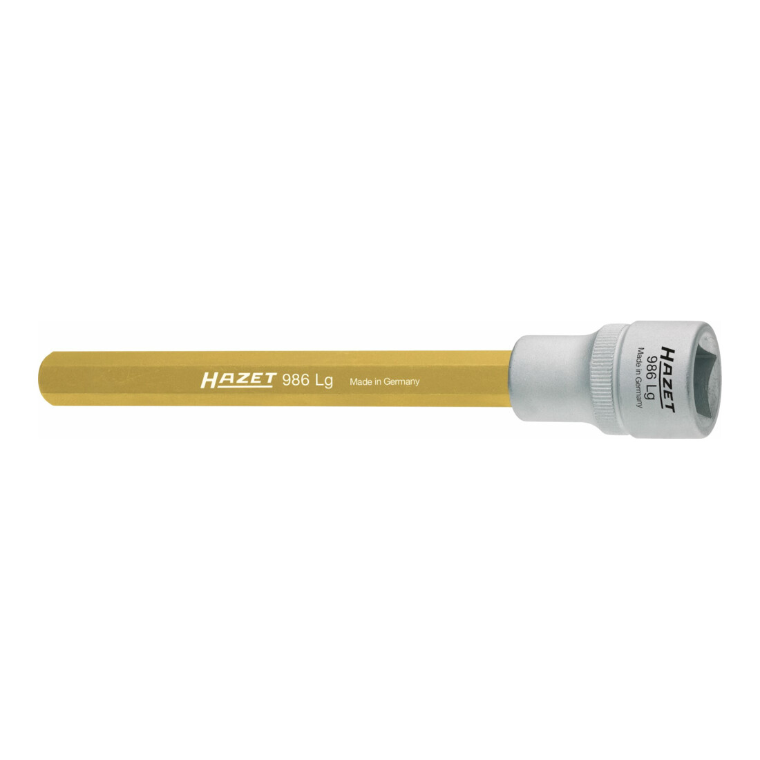 Douille mâle 986LG-11 ∙ Carré creux 12,5 mm (1/2 pouce) ∙ Profil à 6 pans intérieurs ∙ 11 HAZET