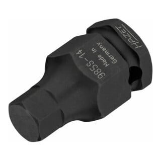 HAZET impact, tournevis machine tournevis tournevis clé à douille à six pans creux douille hexagonale profil intérieur