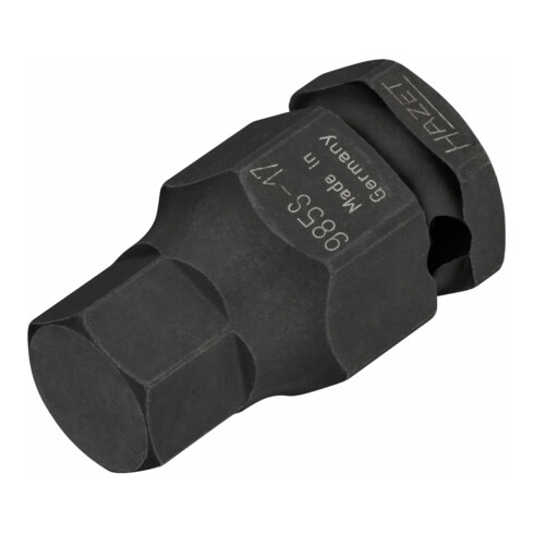 HAZET impact, tournevis machine tournevis tournevis clé à douille à six pans creux douille hexagonale profil intérieur