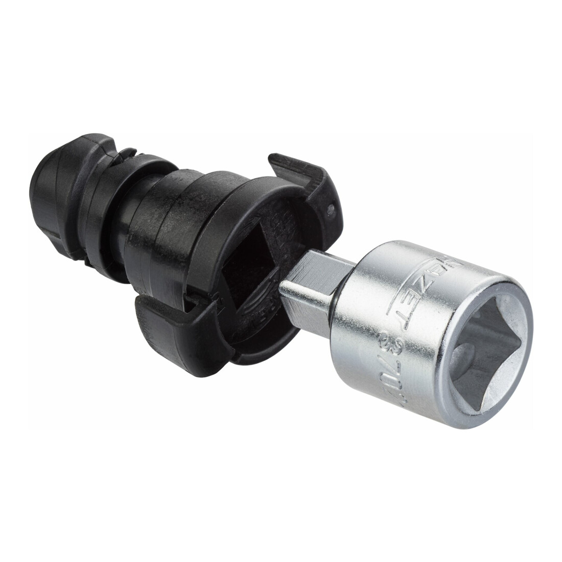 Douille mâle pour service de vidange 3702-1 ∙ Carré creux 12,5 mm (1/2 pouce) ∙ Profil de carré femelle ∙ 10 HAZET